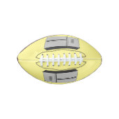 ドアフランスの冷蔵庫の漫画イラストレーション アメリカンフットボール (正面)