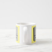 ドアフランスの冷蔵庫の漫画イラストレーション エスプレッソカップ (裏面)