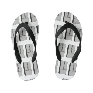 ドアフランスの冷蔵庫の漫画イラストレーション キッズビーチサンダル