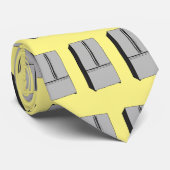 ドアフランスの冷蔵庫の漫画イラストレーション ネクタイ (ロール)