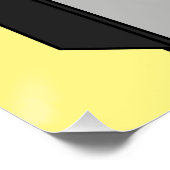 ドアフランスの冷蔵庫の漫画イラストレーション ポスター (コーナー)