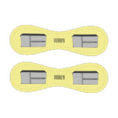 ドアフランスの冷蔵庫の漫画イラストレーション 野球ボール (パネル)