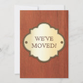 ドアプラークの移動発表 招待状 (正面)