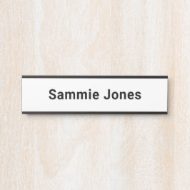 ドアプレートのオフィス名の変更カスタム可能 サインプレート