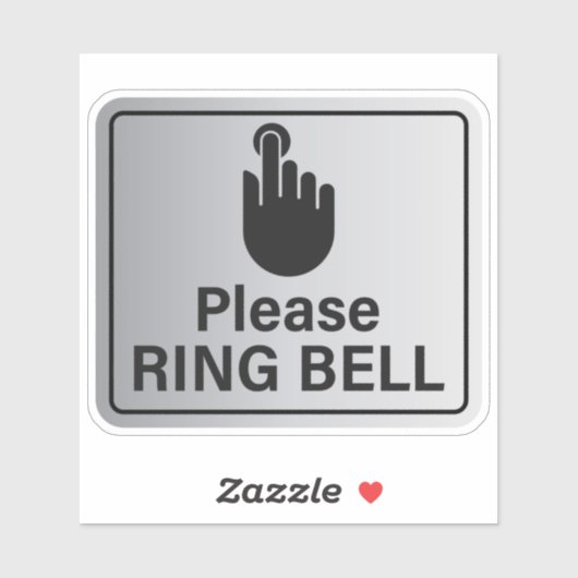 ドアベル標識 シール (シート)