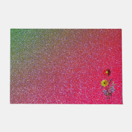 ドアマットかわいらしフラワーデザインスタイル ドアマット