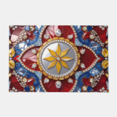 ドアマットとコロンビアカラーデザイン ドアマット (正面)