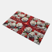 ドアマットと英語バラデザイン ドアマット (アングル)