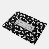 ドアマットの犬シルエット ドアマット (アングル)