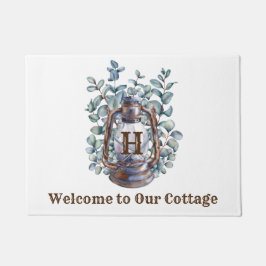 ドアマットようこそコテージ ドアマット