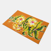 ドアマットエコ花デザイン ドアマット (アングル)