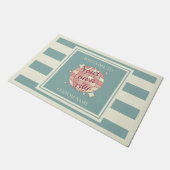 ドアマットカスタムシティタウンネームビーチハウス ドアマット (アングル)