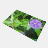 ドアマットパープルエコ花スタイル ドアマット (アングル)