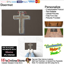 ドアマットブラウン背景45.7 x 60.96 cm ドアマット