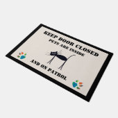 ドアマット内の猫ペット ドアマット (アングル)