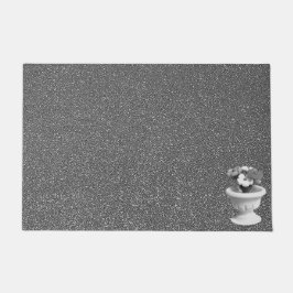 ドアマット植物ポット及び花デザイン ドアマット