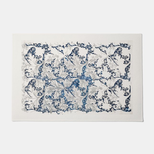 ドアマット：ウィリアム・モリス：壁花 ドアマット (正面)