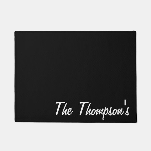 ドアマット – パーソナライズされた名前  (正面)