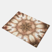 ドアマット、ライトメリークリスマスツリーのライト ドアマット (アングル)