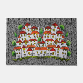 ドアマット(手ユニーク引き) ドアマット