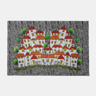 ドアマット(手ユニーク引き) ドアマット