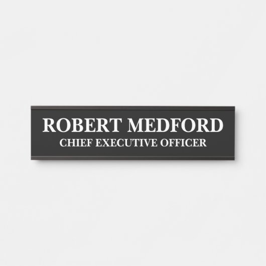 ドアモダンの標識名プレート サインプレート (正面)