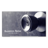 ドアロック業務 マグネット名刺 (正面)