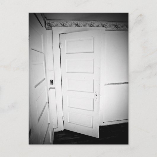 ドア不気味はがき ポストカード (正面)