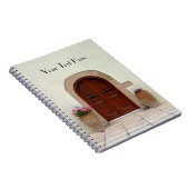 ドア地中海のノート ノートブック (右側)