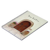 ドア地中海のノート ノートブック (左側)