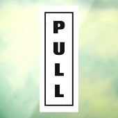 ドア引く看板 ウィンドウサイン (シート3)