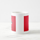 ドア忘れに鍵を掛けるな。 コーヒーマグカップ (中央)