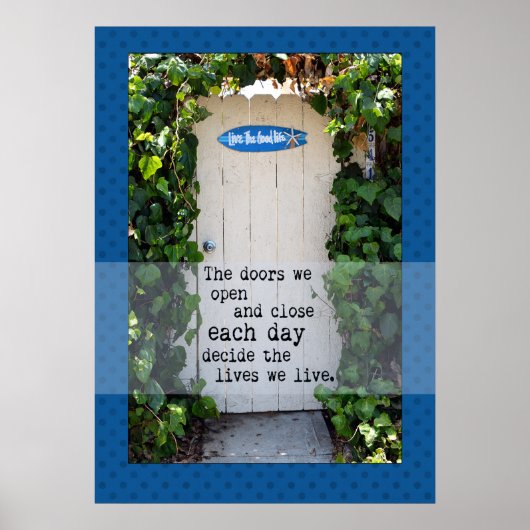 ドア我々ドア写真ポスターを開く ポスター (正面)
