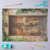 ドア素朴シリーイタリアンズデザイン#1 薄葉紙 (クラフト)