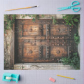 ドア素朴シリーイタリアンズデザイン#2 薄葉紙 (クラフト)