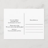 ドア素朴移動案内はがき 案内ポストカード (裏面)