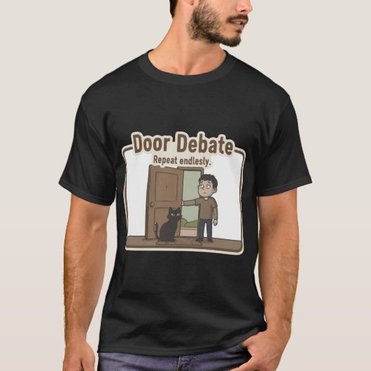 ドア論争Tシャツ Tシャツ (正面)