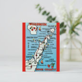 ドア郡ウィスコンシン州 ポストカード (スタンド正面)