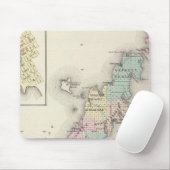 ドア郡、スタージョン湾、ジェニーの地図 マウスパッド (マウス)
