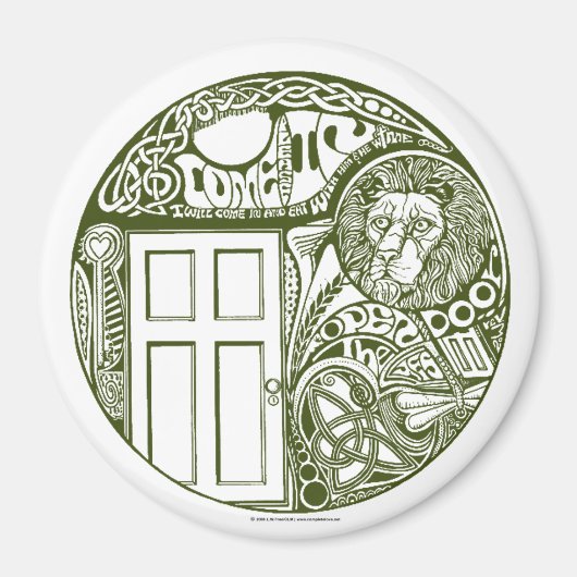 'ドア2ハート' – マグネット (正面)