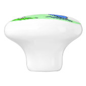 ドア・ノブおよび引きのゴルフ漫画の姿 セラミックノブ (側面)