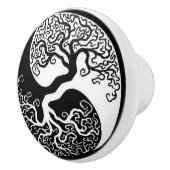 ドア・ノブ: 陰陽 セラミックノブ (右)