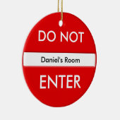 ドア・ハンガーに入らないで下さい セラミックオーナメント (右)