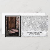 ドア・マットありがとう サンキューカード (正面/裏面)