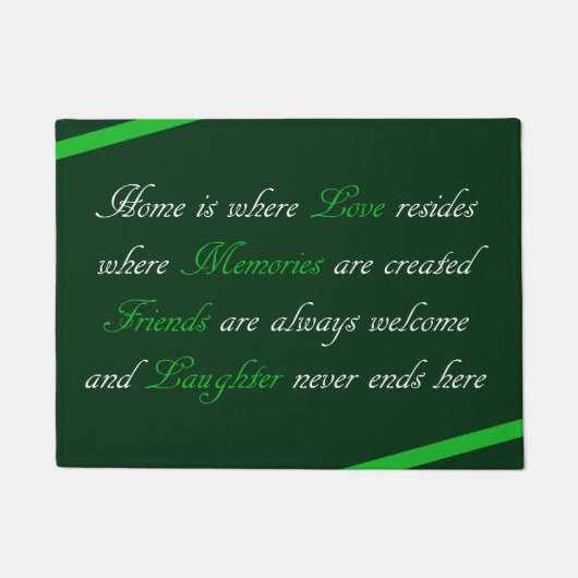 ドア・マット-甘い家 ドアマット (正面)