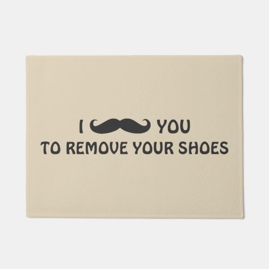 ドア・マット-髭 ドアマット (正面)