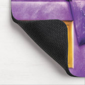 ドア-ラベンダー マウスパッド (コーナー)