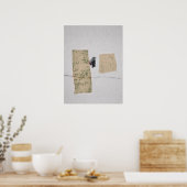 ドア 鳥 窓 ポスター (キッチン)