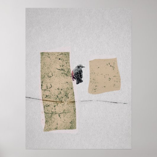 ドア 鳥 窓 ポスター (正面)