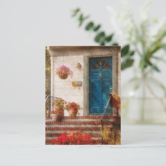 ドア – Blue Front Door ポストカード (スタンド正面)